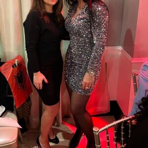 Maje Requin Sequin Mini Dress